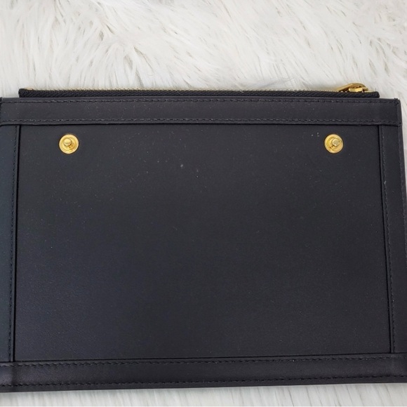 ‼️WOW‼️ BALMAIN PARIS B-Army 26 Logo Leather Crossbody Handbag Purse Black - Picture 5 of 14